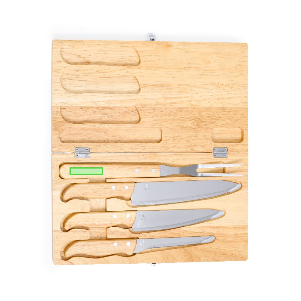 Branding diagram for Kitchen Knives Set With Bamboo Handles Bergin – Area 6