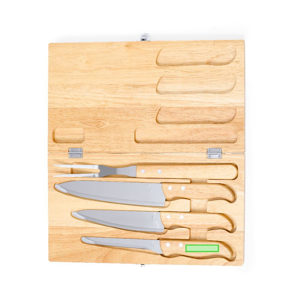 Branding diagram for Kitchen Knives Set With Bamboo Handles Bergin – Area 7