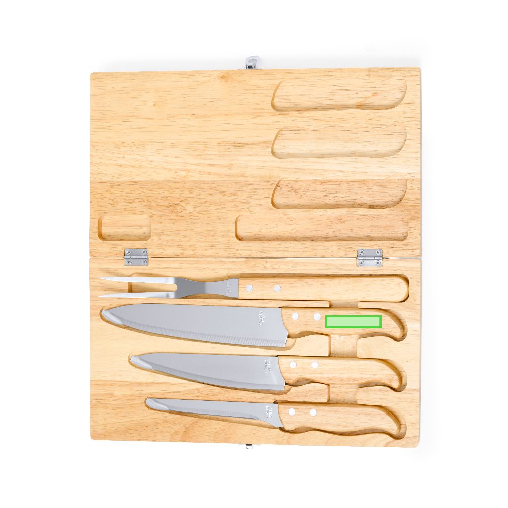 Branding diagram for Kitchen Knives Set With Bamboo Handles Bergin – Area 9