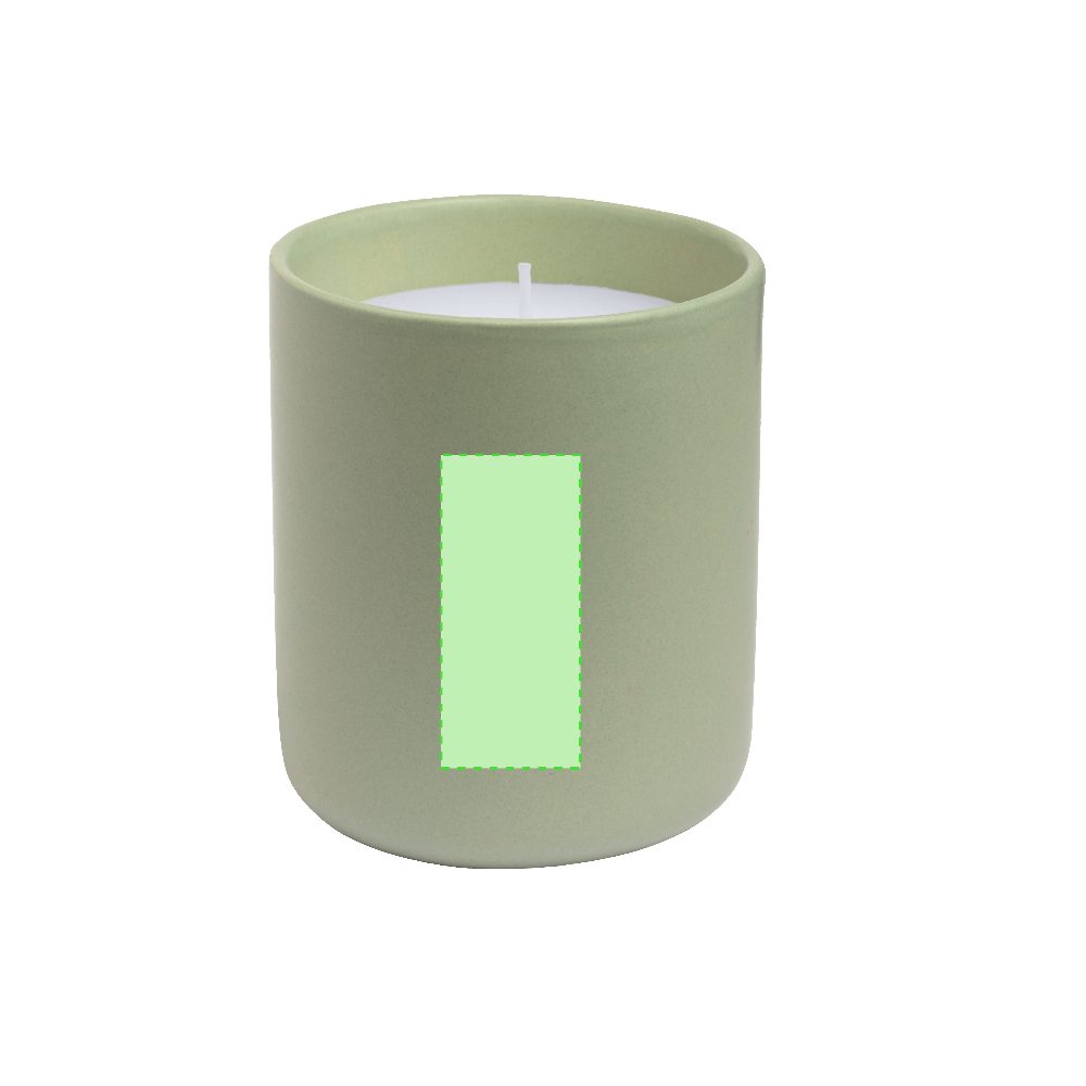 Branding diagram for Perfumed ceramic candle Elora – Area 2