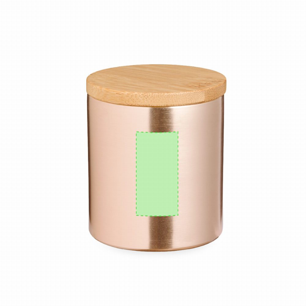 Branding diagram for Aluminium scented candle Rudyn – Area 2