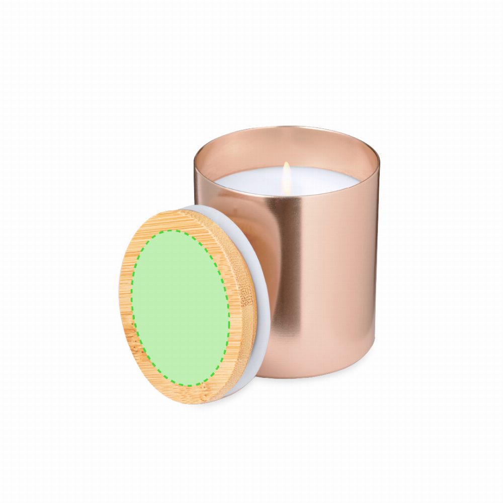 Branding diagram for Aluminium scented candle Rudyn – Area 3