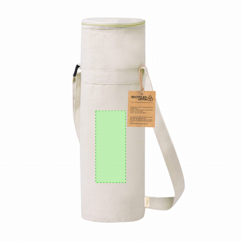 Branding diagram for Recycled cotton bottle refrigerated bag Sirkin – Area 1
