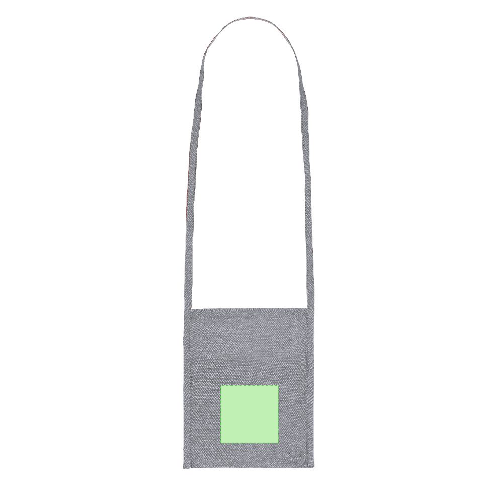 Branding diagram for Multipurpose Organizer Bag made of recycled cotton Wisy – Area 2