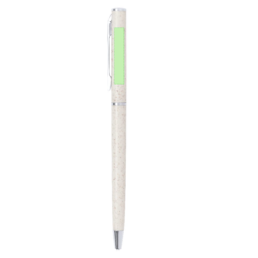 Branding diagram for Ballpoint pens of wheat straw, with rotating mechanism Rafton – Area 1