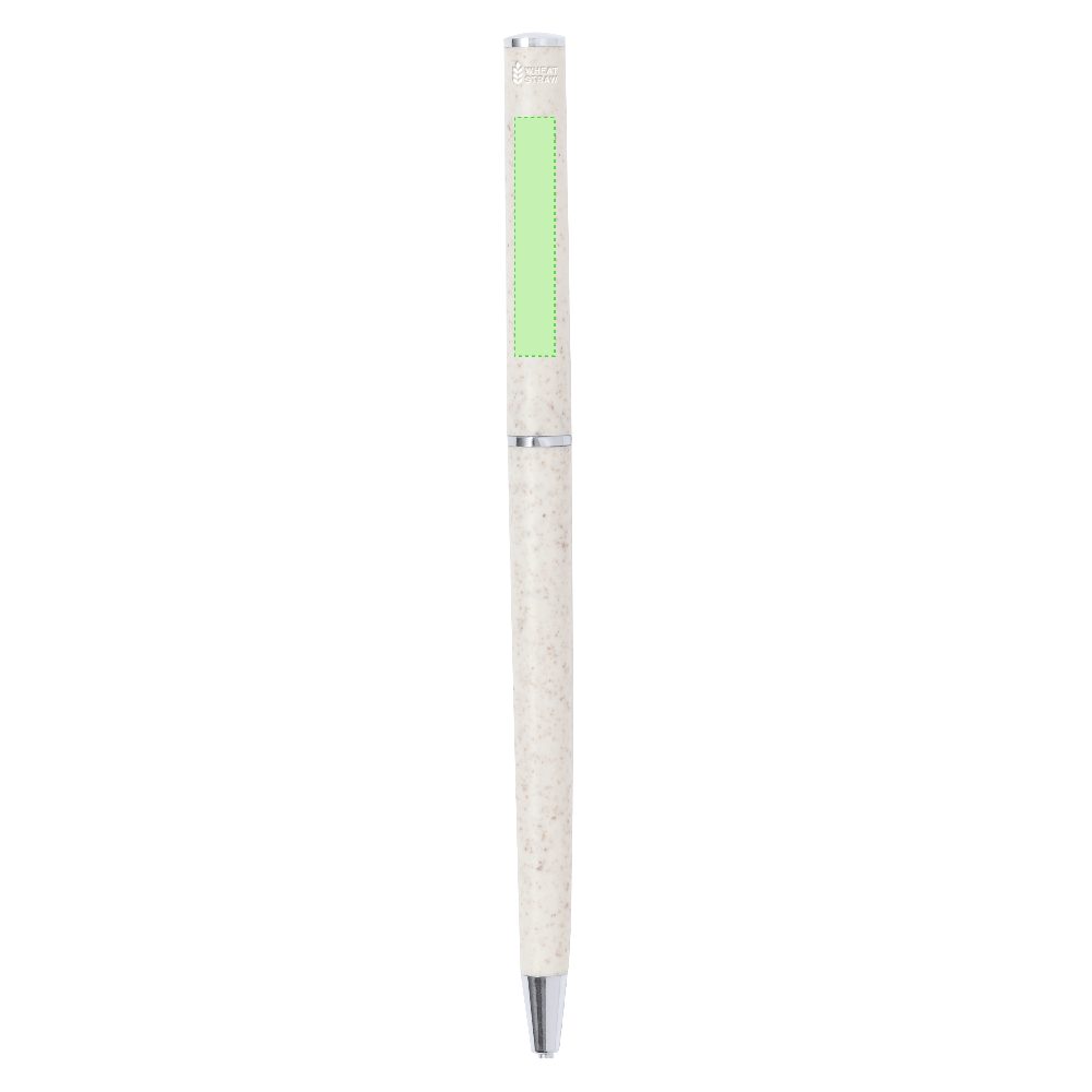 Branding diagram for Ballpoint pens of wheat straw, with rotating mechanism Rafton – Area 3