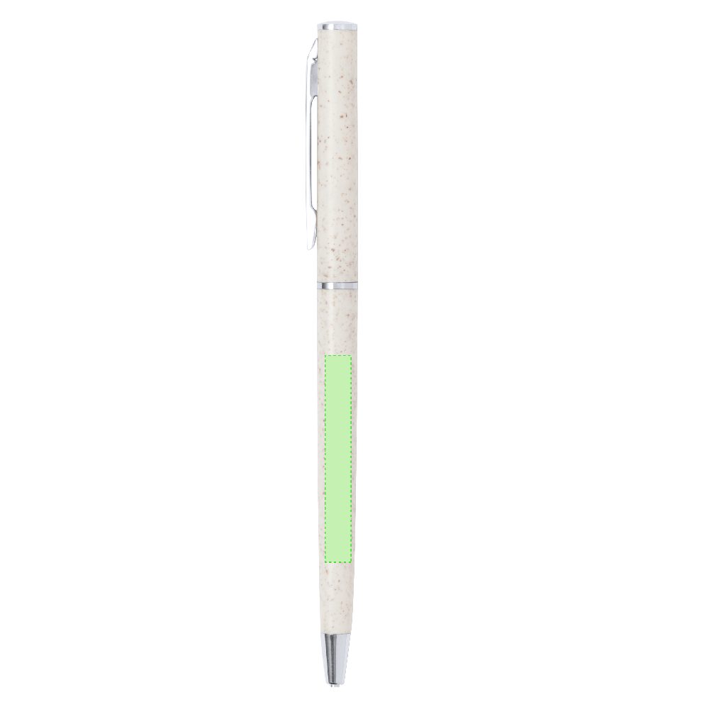 Branding diagram for Ballpoint pens of wheat straw, with rotating mechanism Rafton – Area 4