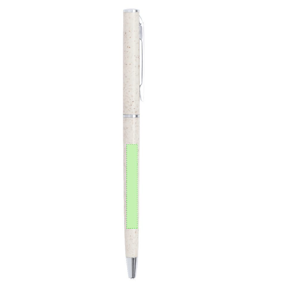 Branding diagram for Ballpoint pens of wheat straw, with rotating mechanism Rafton – Area 5