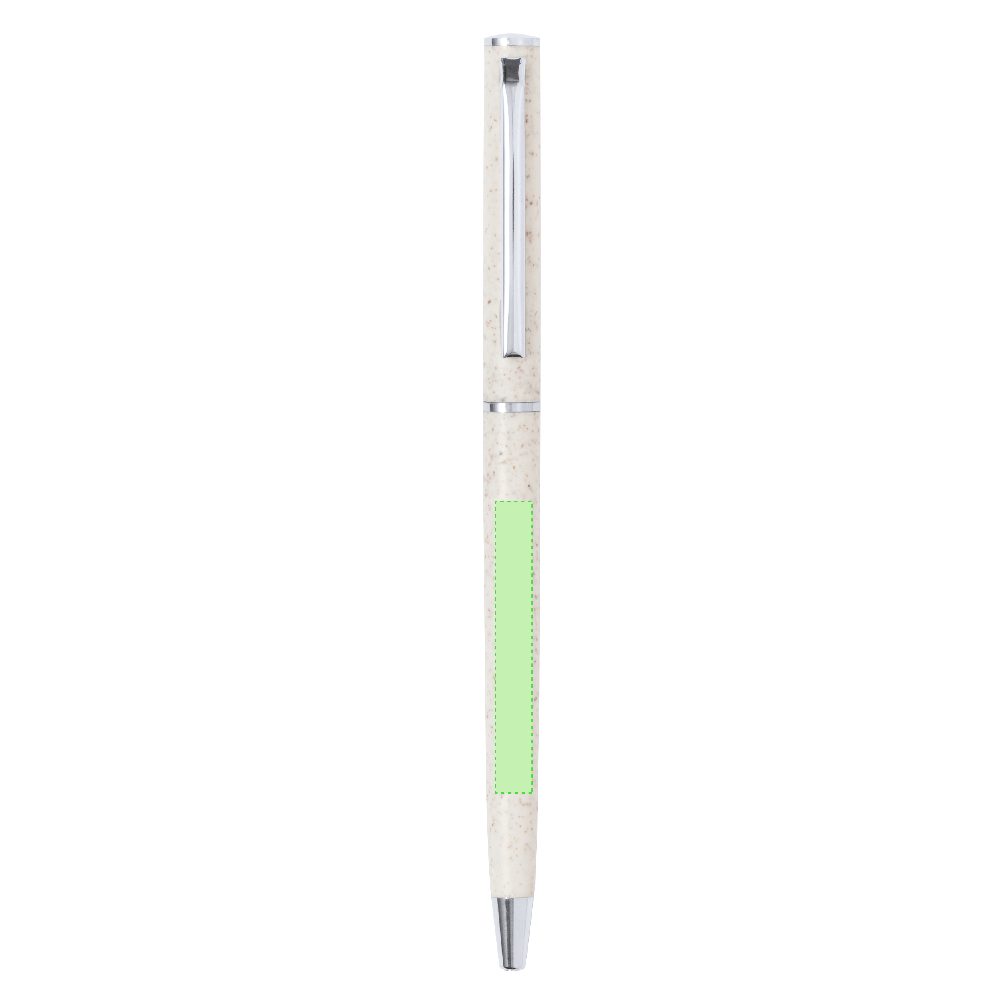 Branding diagram for Ballpoint pens of wheat straw, with rotating mechanism Rafton – Area 7