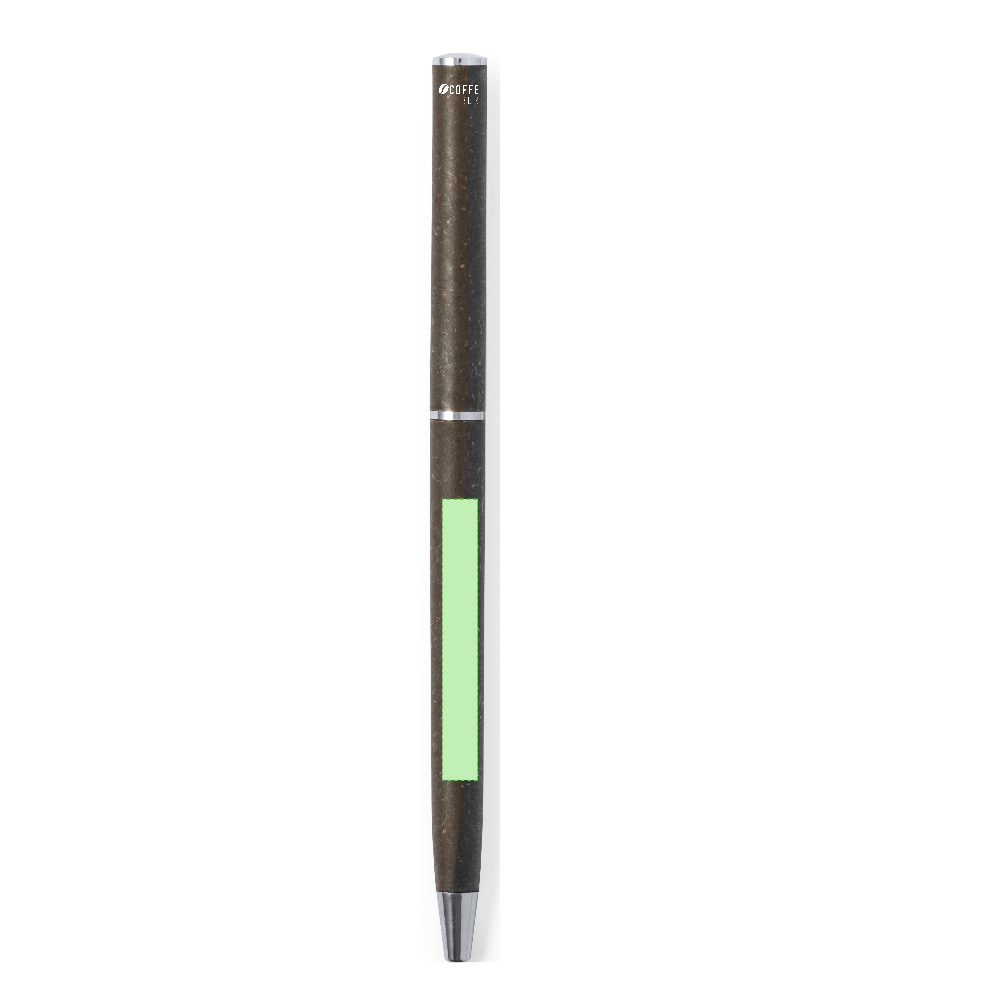 Branding diagram for Ballpoint pens of coffee fibres, with rotating mechanism Trall – Area 5