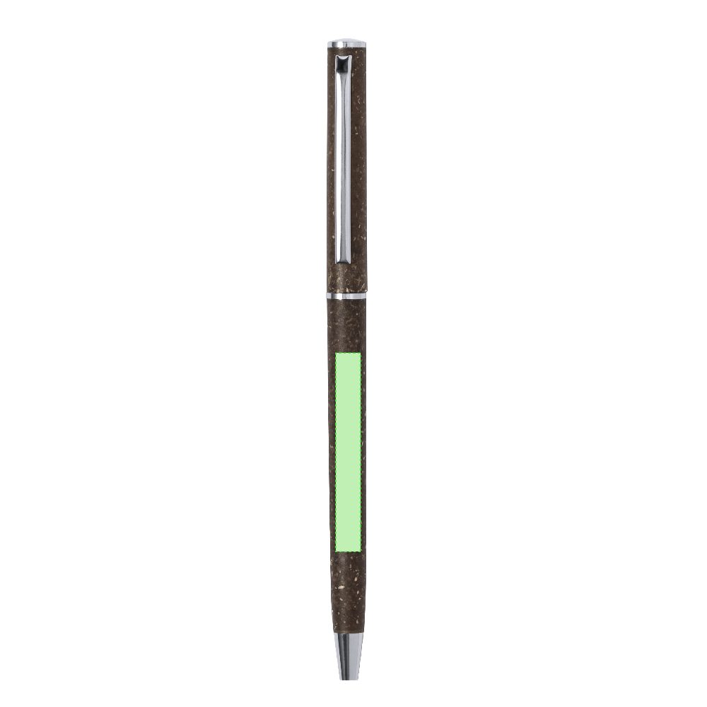 Branding diagram for Ballpoint pens of coffee fibres, with rotating mechanism Trall – Area 6