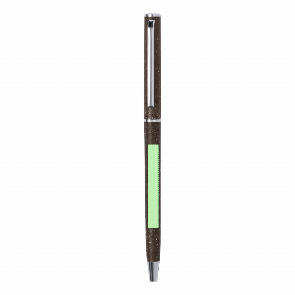 Branding diagram for Ballpoint pens of coffee fibres, with rotating mechanism Trall – Area 7