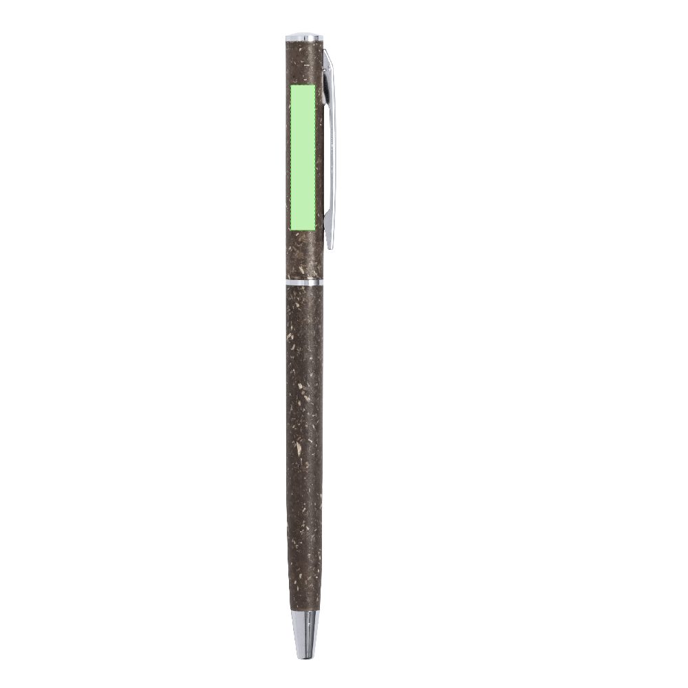 Branding diagram for Ballpoint pens of coffee fibres, with rotating mechanism Trall – Area 2