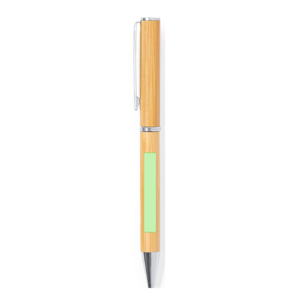 Branding diagram for Ballpoint pens of bamboo, with rotating mechanism Stenson – Area 4