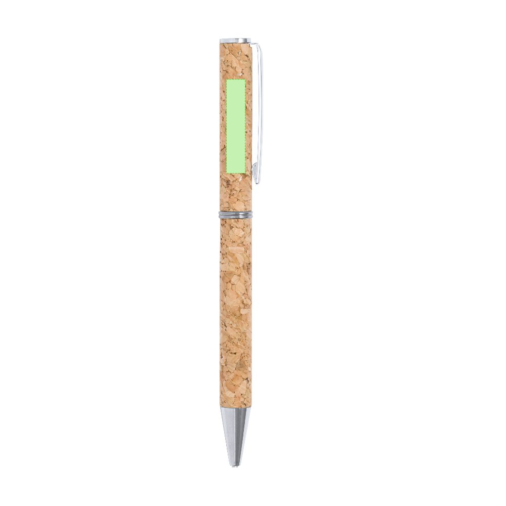 Branding diagram for Ballpoint pens of cork, with rotating mechanism Milwaky – Area 2