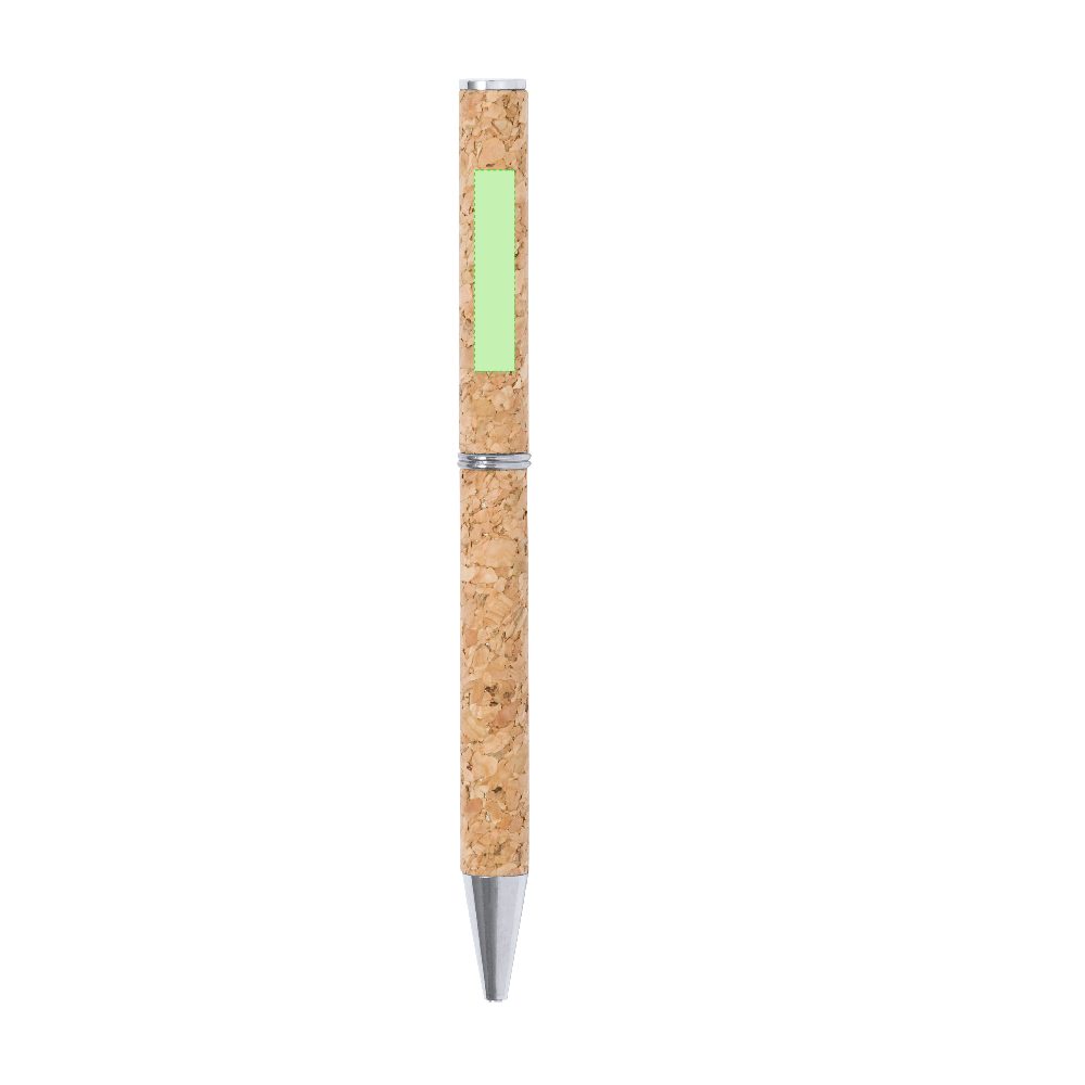 Branding diagram for Ballpoint pens of cork, with rotating mechanism Milwaky – Area 3
