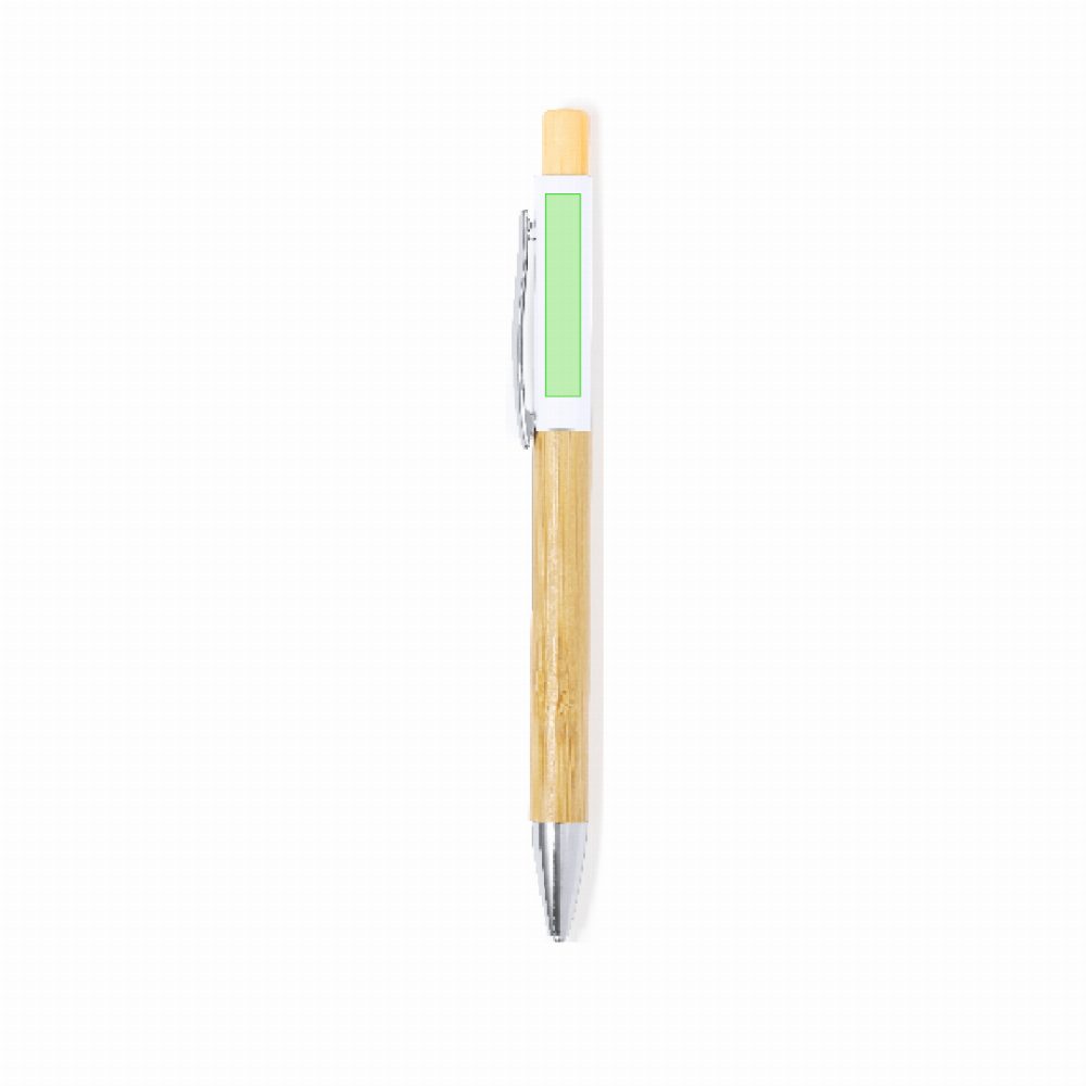 Branding diagram for Ballpoint pens of bamboo, with printing mechanism Renol – Area 1