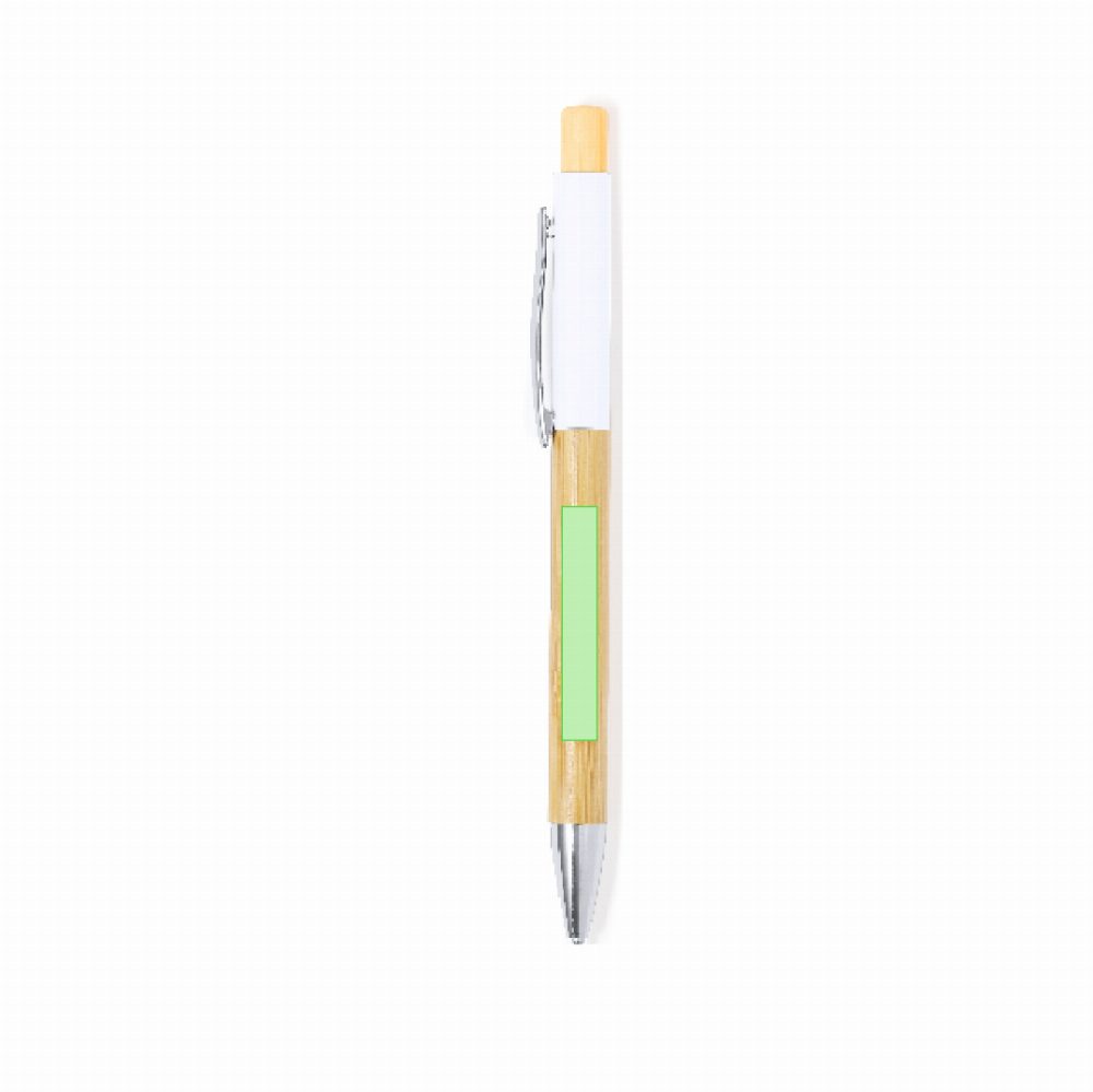 Branding diagram for Ballpoint pens of bamboo, with printing mechanism Renol – Area 4