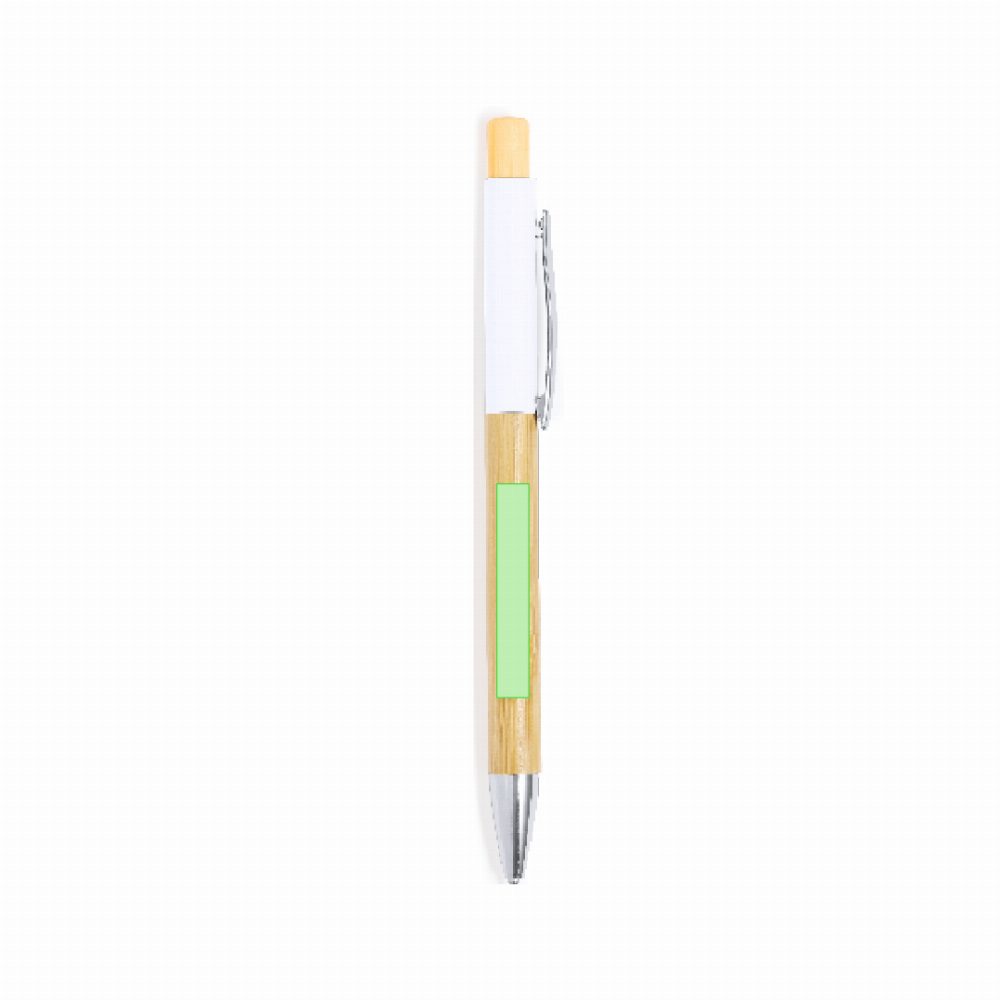 Branding diagram for Ballpoint pens of bamboo, with printing mechanism Renol – Area 5