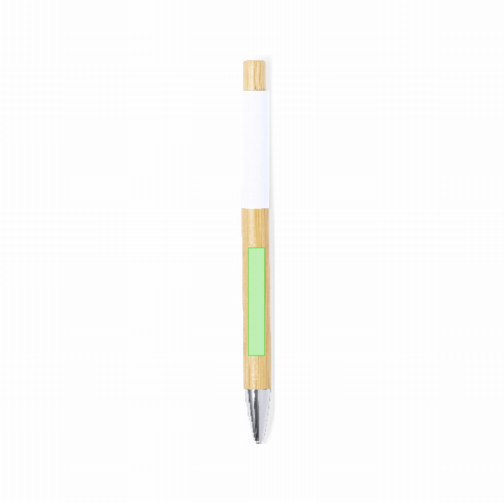 Branding diagram for Ballpoint pens of bamboo, with printing mechanism Renol – Area 6
