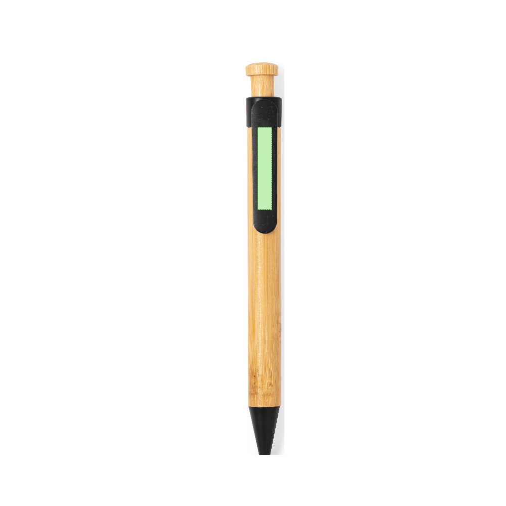 Branding diagram for Ballpoint pens of bamboo, with printing mechanism Melky – Area 4