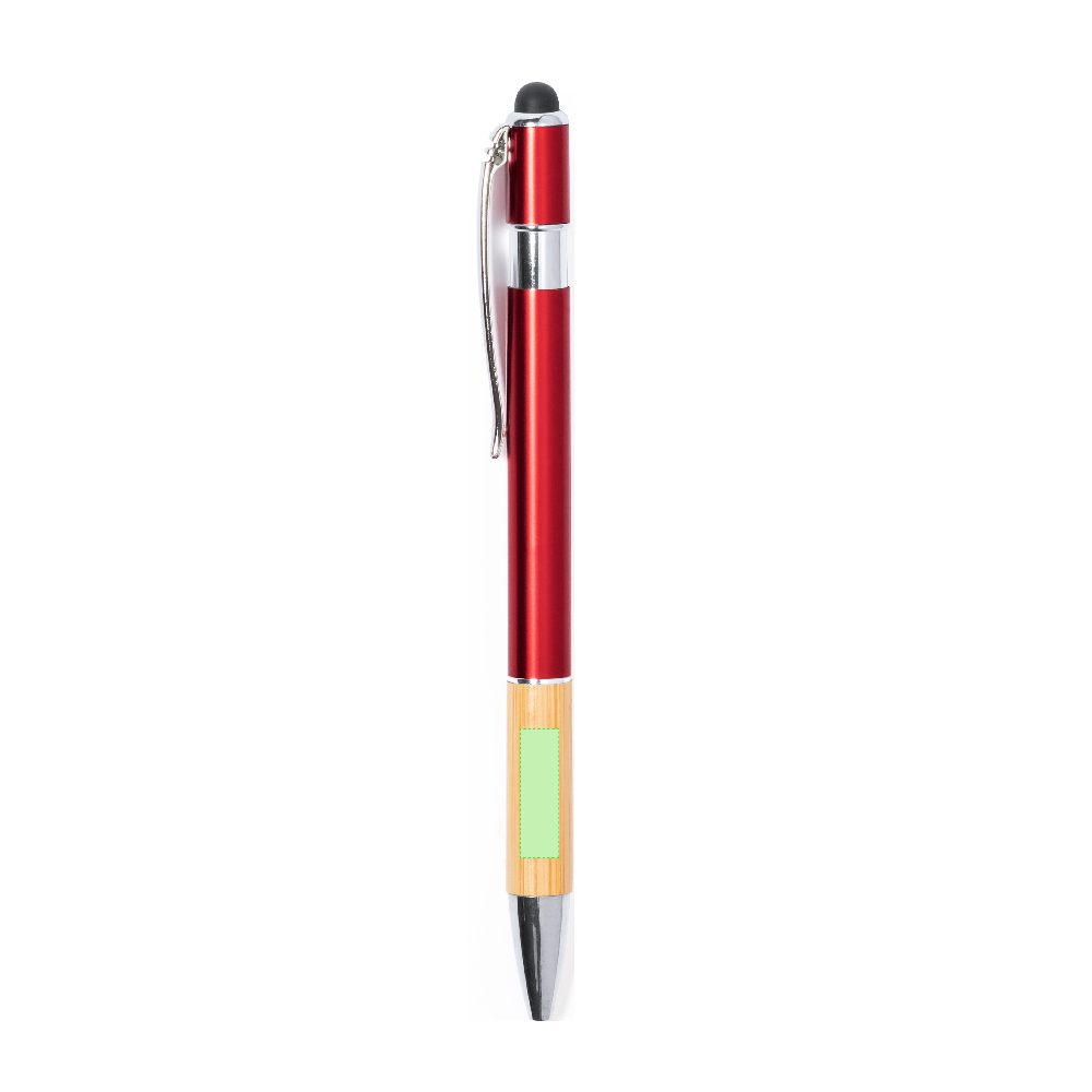 Druckskizze für Touchpen Kugelschreiber aus Aluminium, mit Druckmechanik Berget – Fläche 4