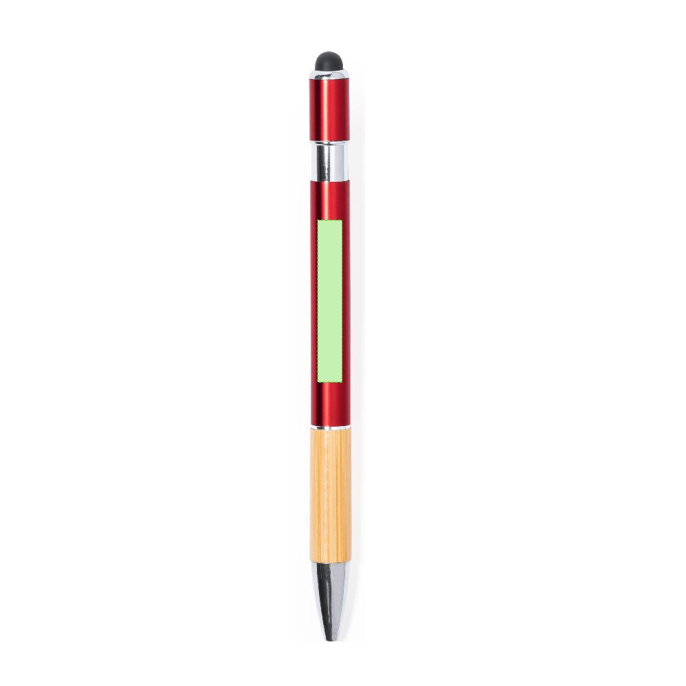 Branding diagram for Aluminium ballpoint pens with printing mechanism Berget – Area 3