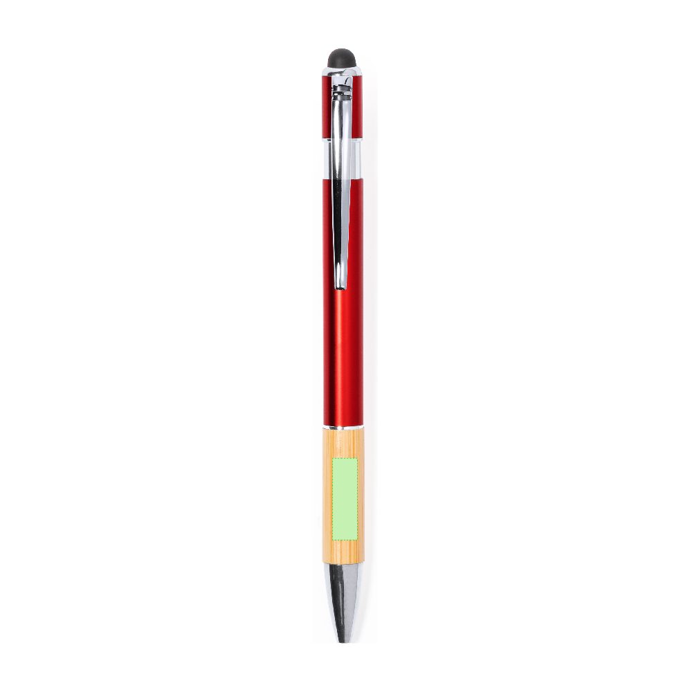 Branding diagram for Aluminium ballpoint pens with printing mechanism Berget – Area 7