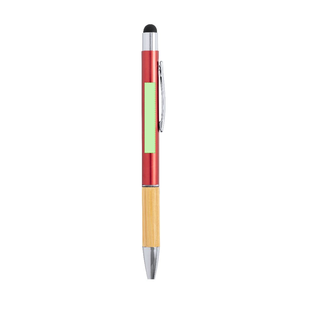 Branding diagram for Aluminium ballpoint pens with rotating mechanism Piket – Area 2