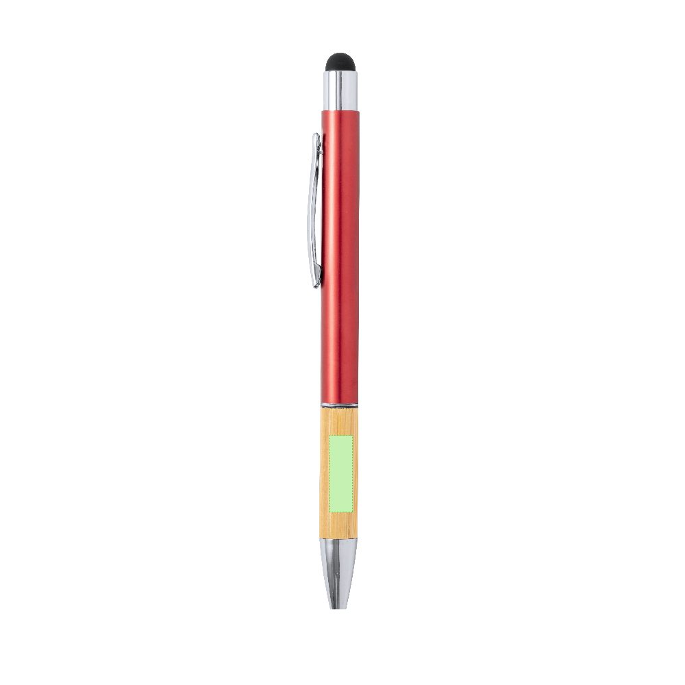 Branding diagram for Aluminium ballpoint pens with rotating mechanism Piket – Area 4