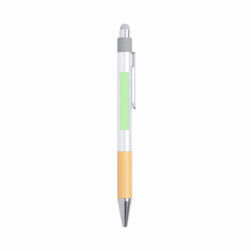 Branding diagram for Ballpoint pens of recycled aluminium, with printing mechanism Deimox – Area 2