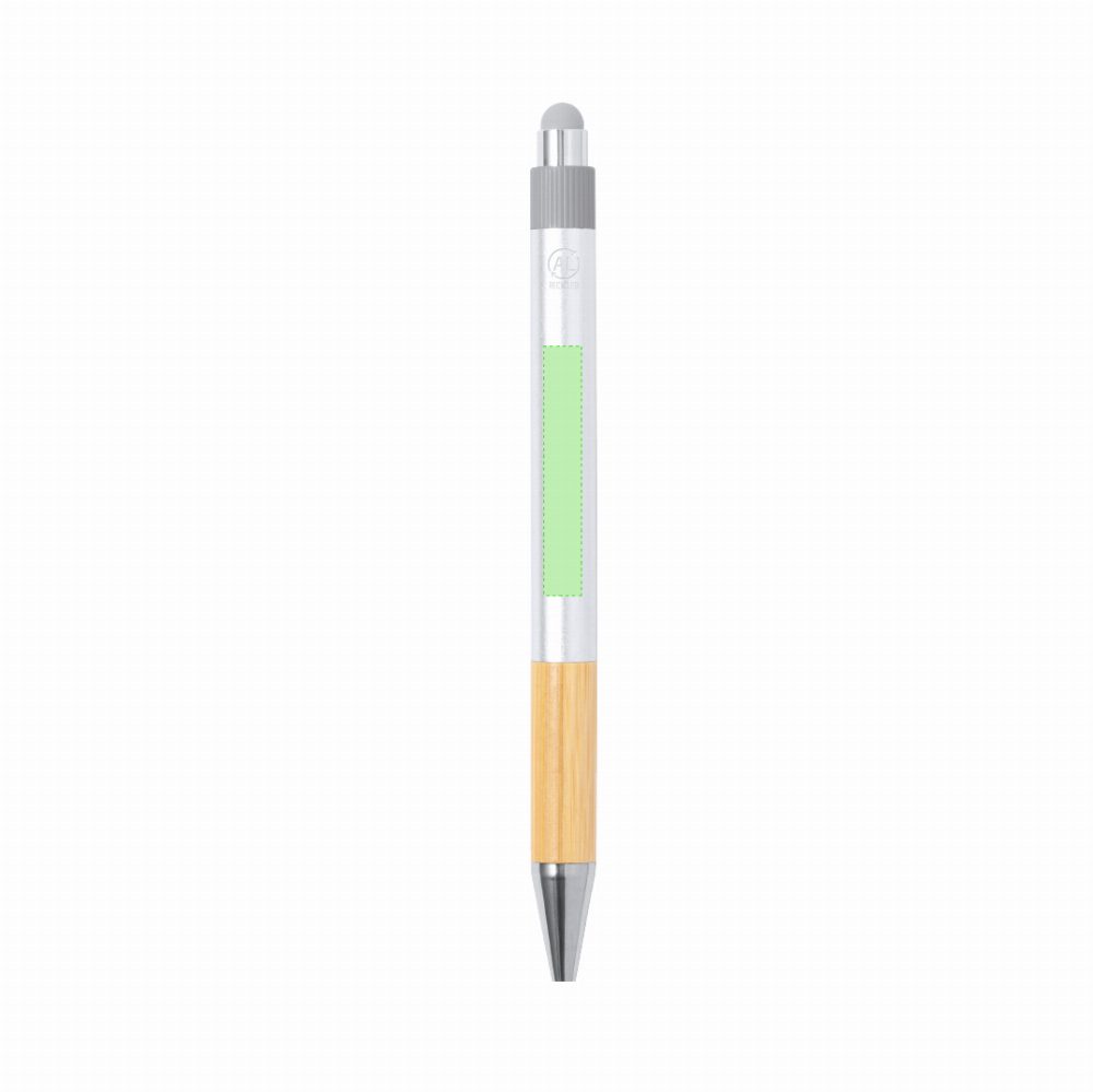 Branding diagram for Ballpoint pens of recycled aluminium, with printing mechanism Deimox – Area 3