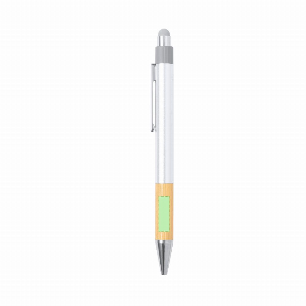 Druckskizze für Touchpen Kugelschreiber aus recyceltem Aluminium, mit Druckmechanik Deimox – Fläche 4