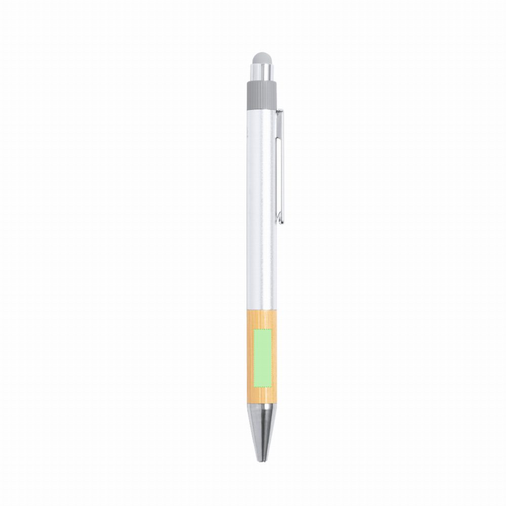 Druckskizze für Touchpen Kugelschreiber aus recyceltem Aluminium, mit Druckmechanik Deimox – Fläche 5