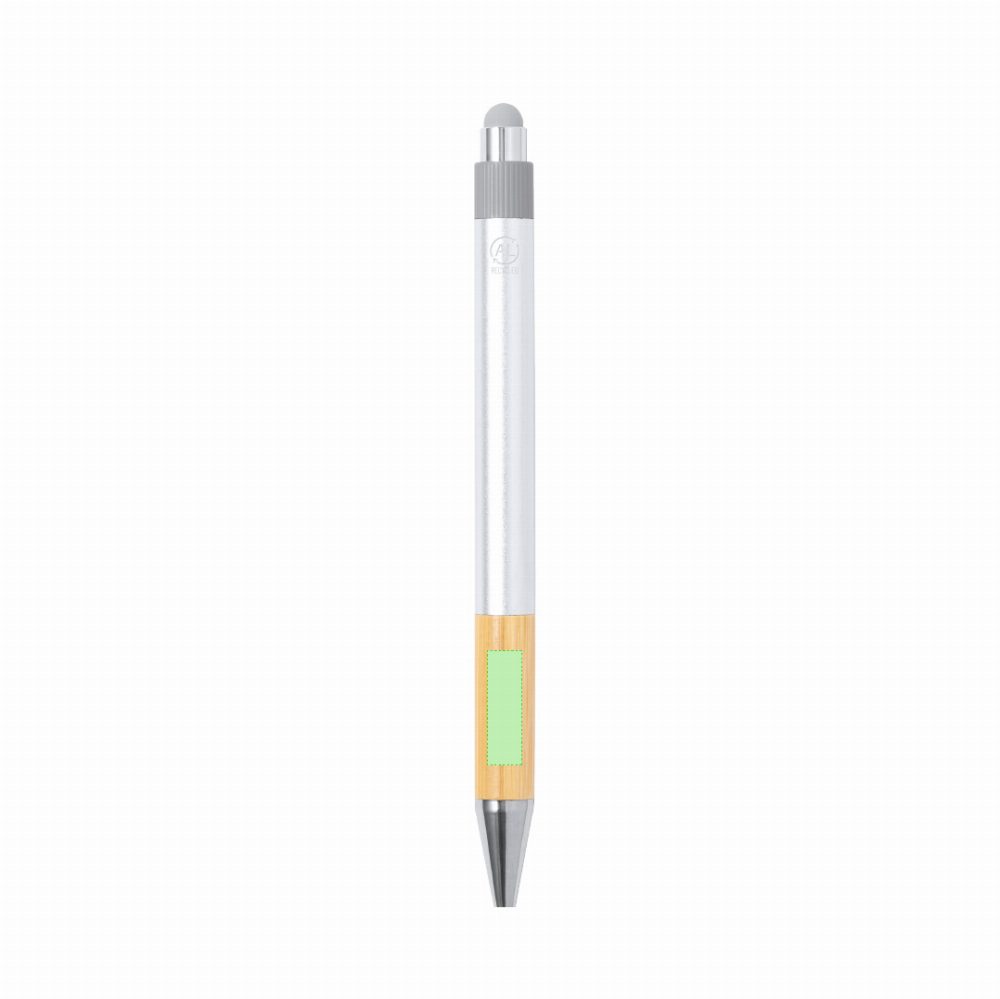 Druckskizze für Touchpen Kugelschreiber aus recyceltem Aluminium, mit Druckmechanik Deimox – Fläche 6