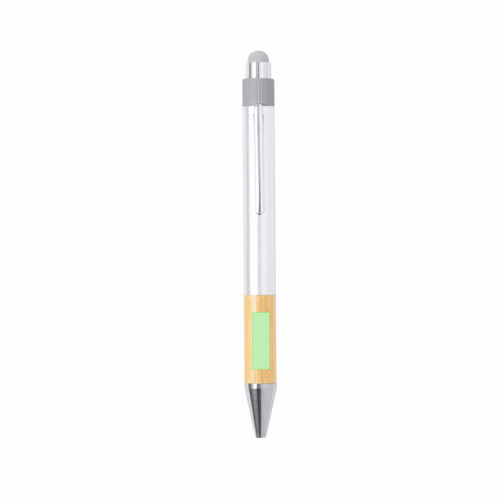 Druckskizze für Touchpen Kugelschreiber aus recyceltem Aluminium, mit Druckmechanik Deimox – Fläche 7