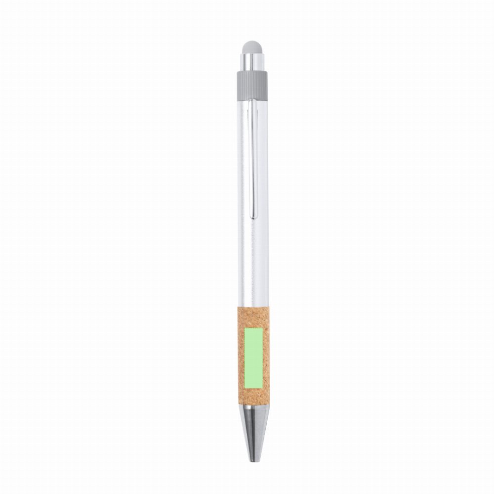 Branding diagram for Ballpoint pens of recycled aluminium, with printing mechanism Fobox – Area 7