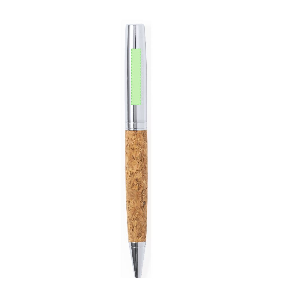 Branding diagram for Ballpoint pens of metal, with rotating mechanism Fitin – Area 3