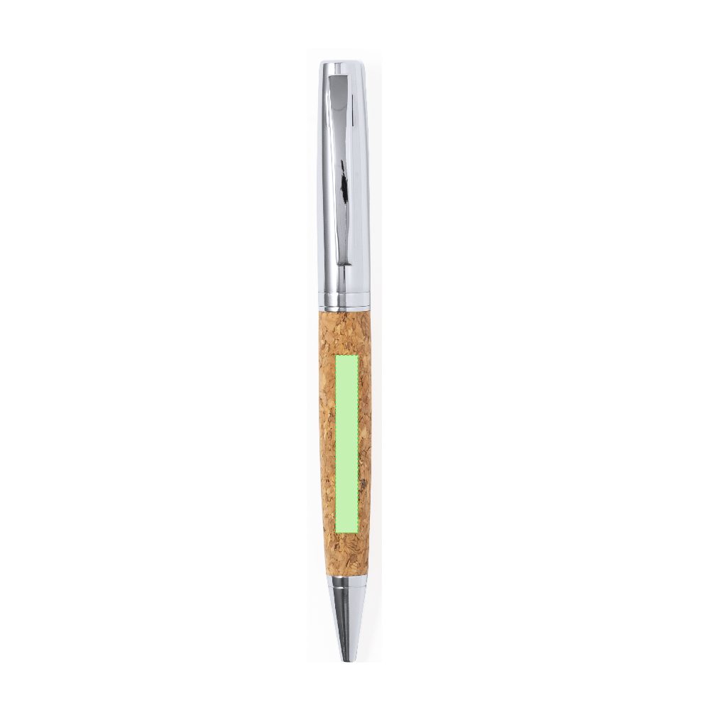 Branding diagram for Ballpoint pens of metal, with rotating mechanism Fitin – Area 7