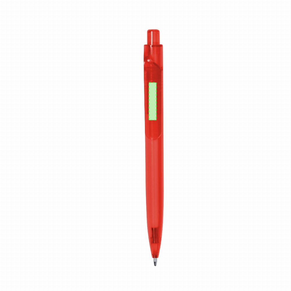 Branding diagram for Ballpoint pens of RPET, with printing mechanism Surten – Area 5