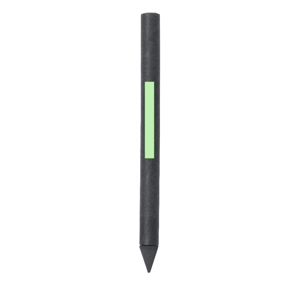 Branding diagram for Perpetual pencil of recycled cardboard Soiny – Area 1