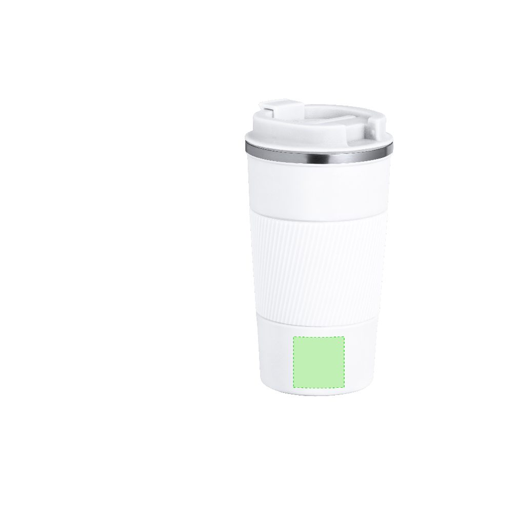 Branding diagram for Stainless steel thermal beakers, 400 ml Drury – Area 4