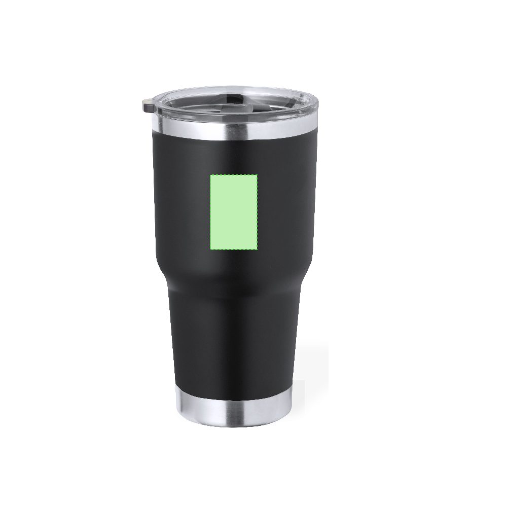Branding diagram for Thermocup made of recycled stainless steel, 600 ml Tobey – Area 2