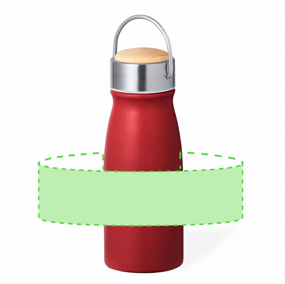 Druckskizze für Thermoflasche aus Edelstahl, 350 ml Barns – Fläche 6