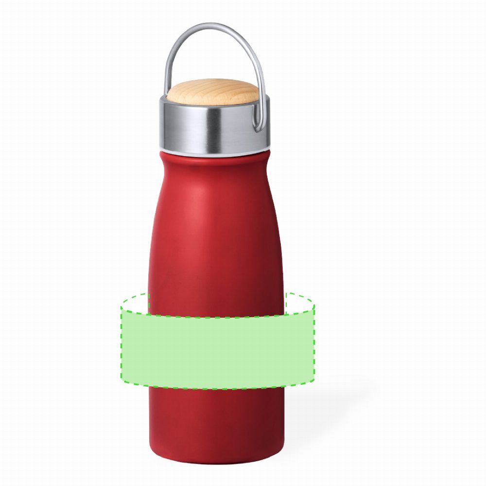 Druckskizze für Thermoflasche aus Edelstahl, 350 ml Barns – Fläche 4