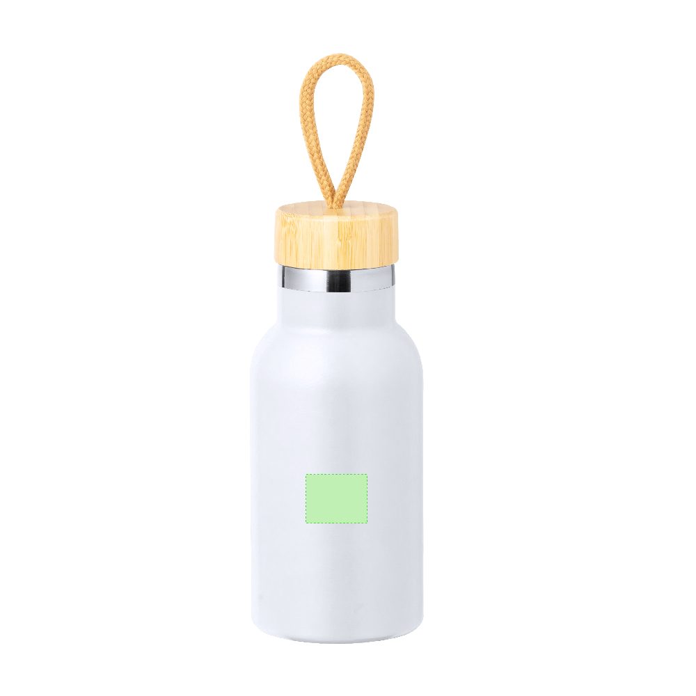 Branding diagram for Stainless steel thermal bottle, 350 ml Flazer – Area 1
