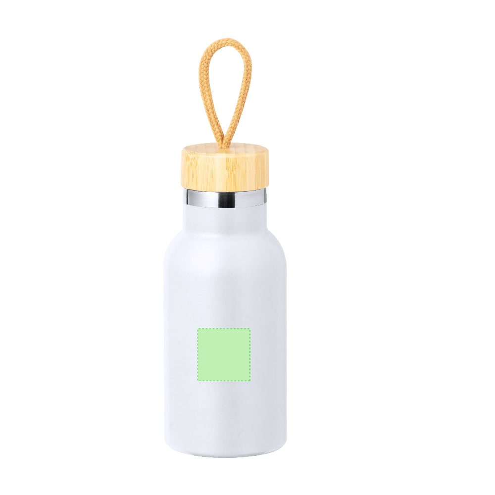 Branding diagram for Stainless steel thermal bottle, 350 ml Flazer – Area 2