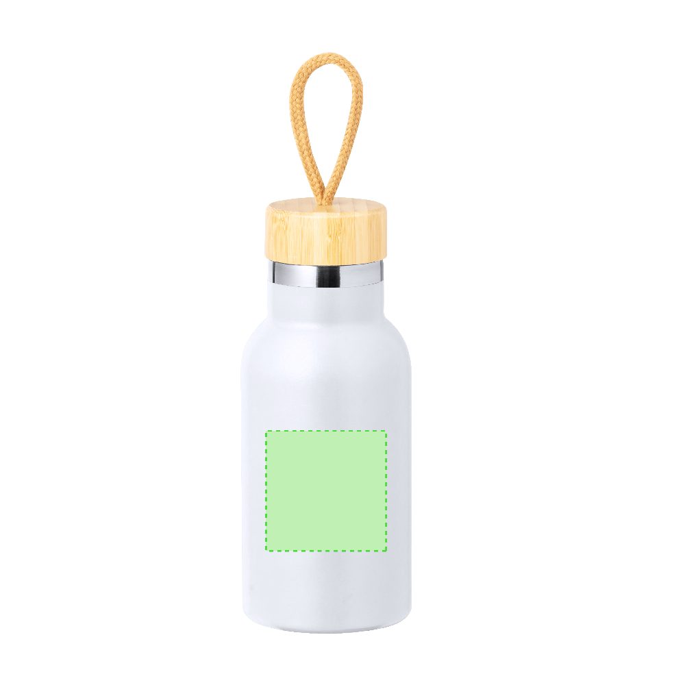 Branding diagram for Stainless steel thermal bottle, 350 ml Flazer – Area 3
