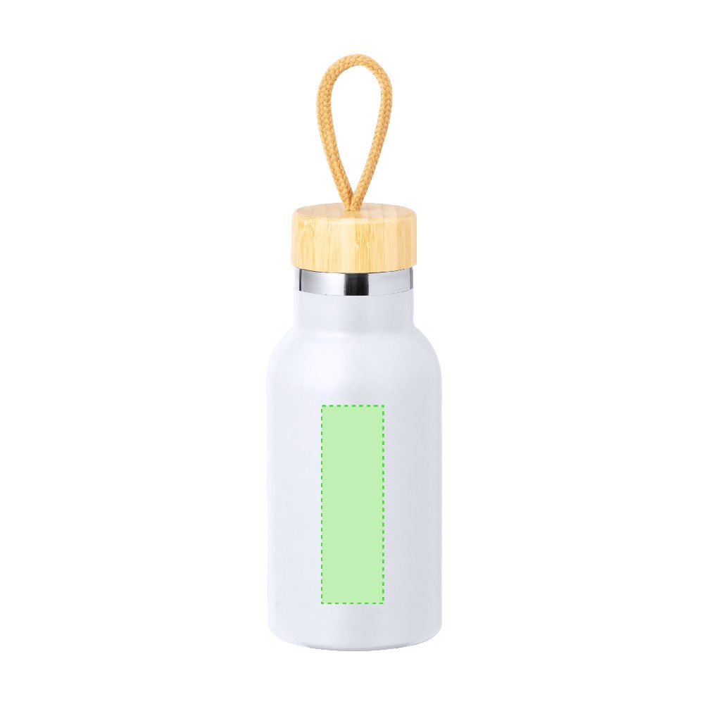 Branding diagram for Stainless steel thermal bottle, 350 ml Flazer – Area 7