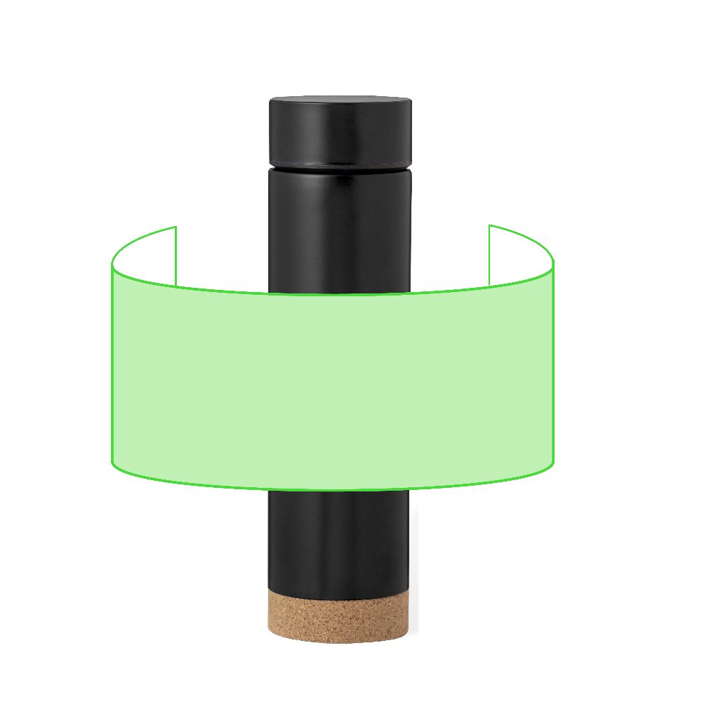Druckskizze für Thermoflasche aus Edelstahl, 470 ml Dantek – Fläche 8